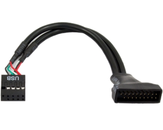 CHIEFTEC 5.0402E+12 USB3T2 Kabl adapter 19pin USB 3.0 - 9pin USB 2.0 crni