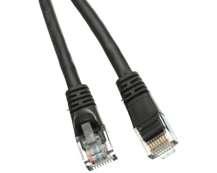 E-GREEN Mrežni kabl Kabl UTP patch Cat5e 1m crni