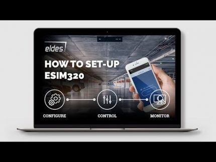 ELDES Uređaj za daljinsko upravljanje kapija i vrata ESIM320 2G Daljinska komanda za kapije sa GSM