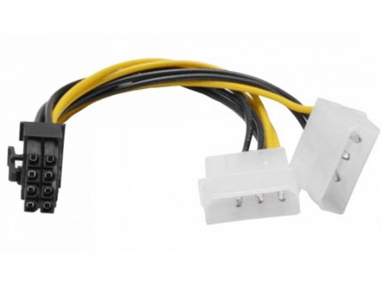 FAST ASIA Naponski kabl Adapter za napajanje VGA (8-pin) -2x Molex