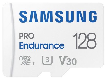 SAMSUNG 8.80609E+12 PRO Endurance MicroSDXC 128GB U3 + SD Adapter MB-MJ128KA