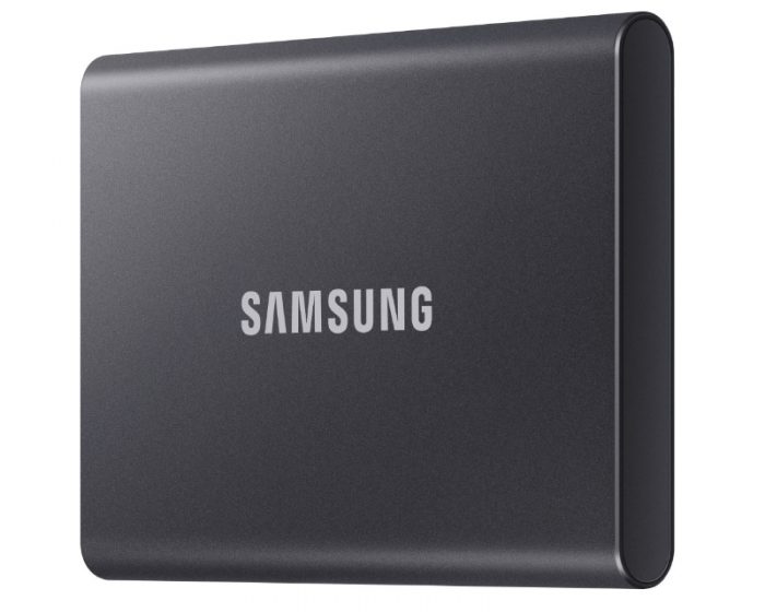 SAMSUNG 8.80609E+12 Portable T7 500GB sivi eksterni SSD MU-PC500T
