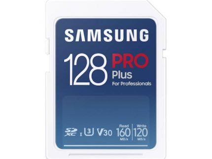 SAMSUNG SDXC PRO PLUS Full Size SDXC 128GB U3 + Card Reader MB-SD128KB